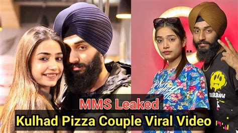 Kulhad Pizza Couple Viral Video: Sehaj Arora and Gurpreet。